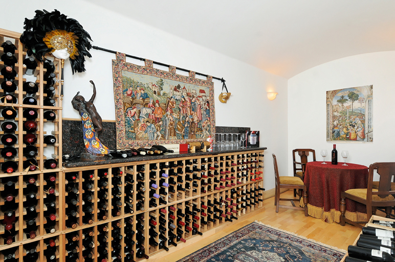 Wine cellar/room，酒窖